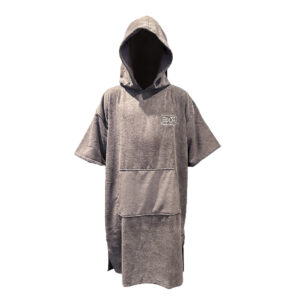 Recreational Swim Bundle - Silicone Fins, Soft Silicone Goggles, Swim Cap, Thick Change Robe Poncho Towel, Mesh Bag. Select Your Fins Size - Image 5