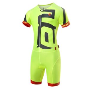 Triathlon short sleeve competition bodysuit